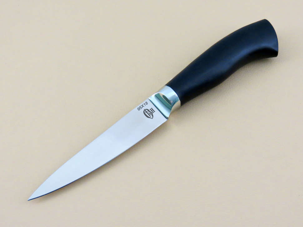 Нож кухонный №8 (Универсальный малый) 95х18, граб