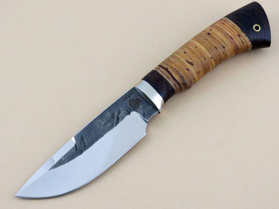 Охотничий нож «ЛОСЬ» 95Х18, береста