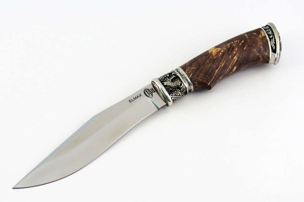 Нож «ТАГАР» ELMAX, кап клена, декор "Олени"