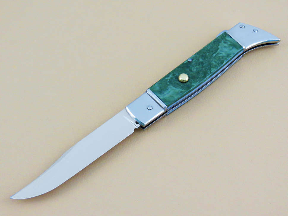 Нож откидной «ЖИГАН» 95Х18, пластик