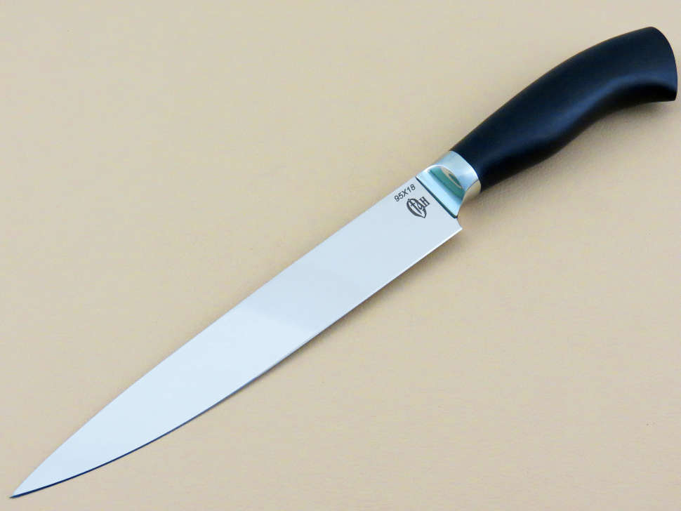 Нож кухонный №6 (Универсальный большой) 95х18, граб