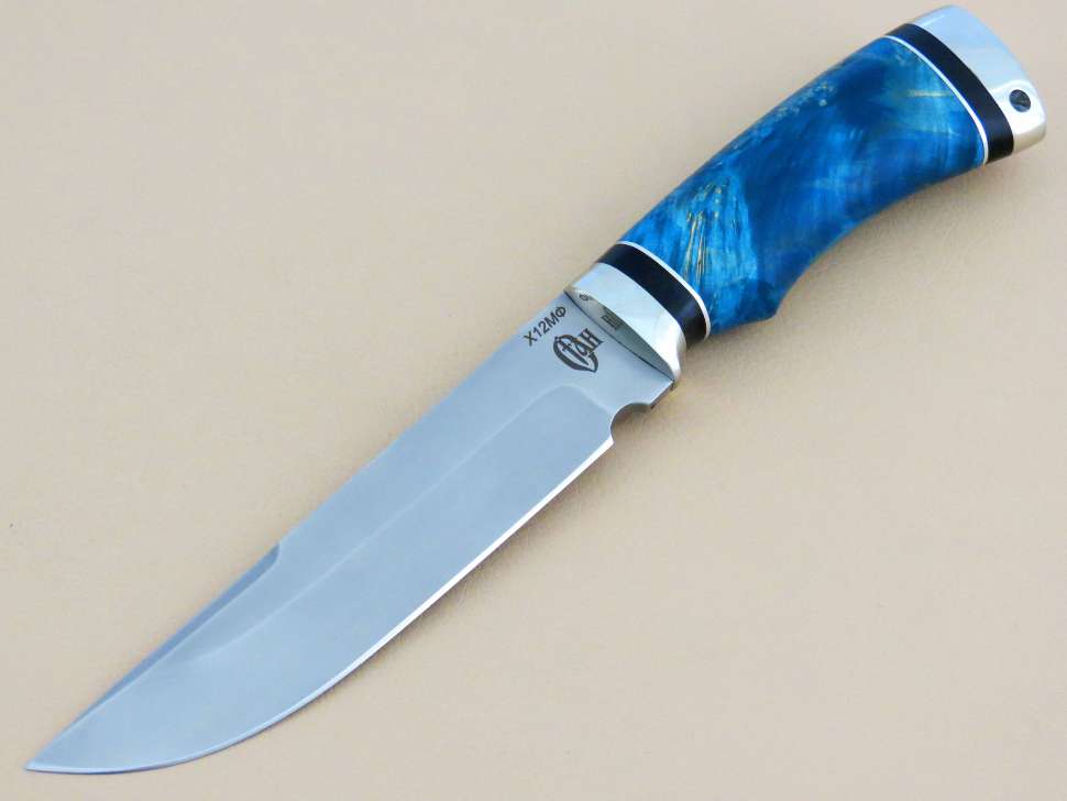 Туристический нож «ТУРИСТ» Х12МФ, венге, кап клена