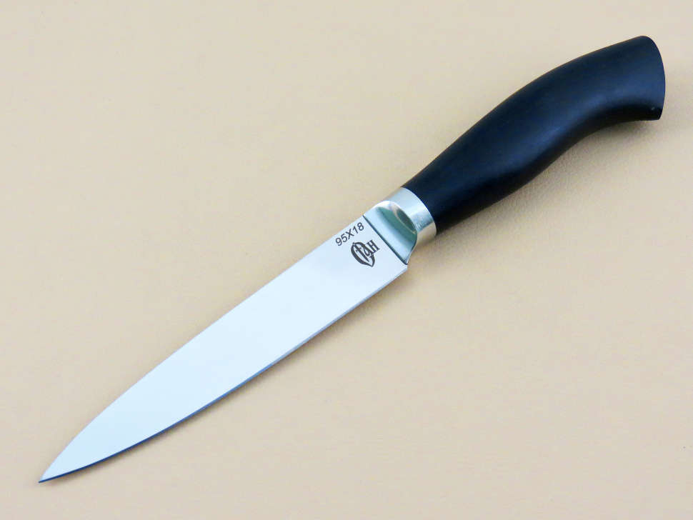 Нож кухонный №7 (Универсальный средний) 95х18, граб