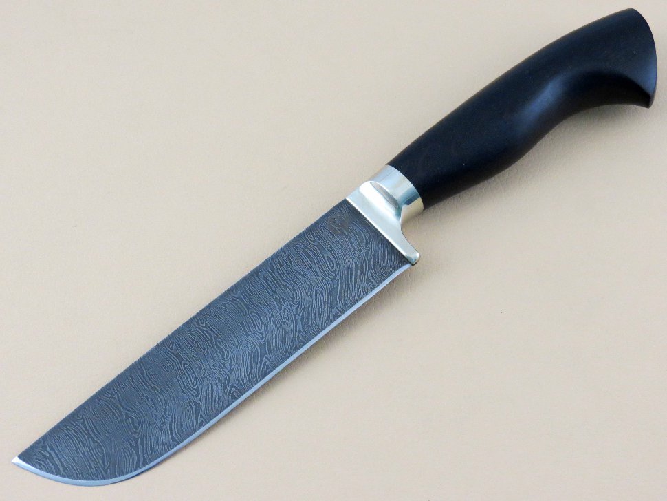 Кухонный нож «УЗБЕК» дамаск, граб