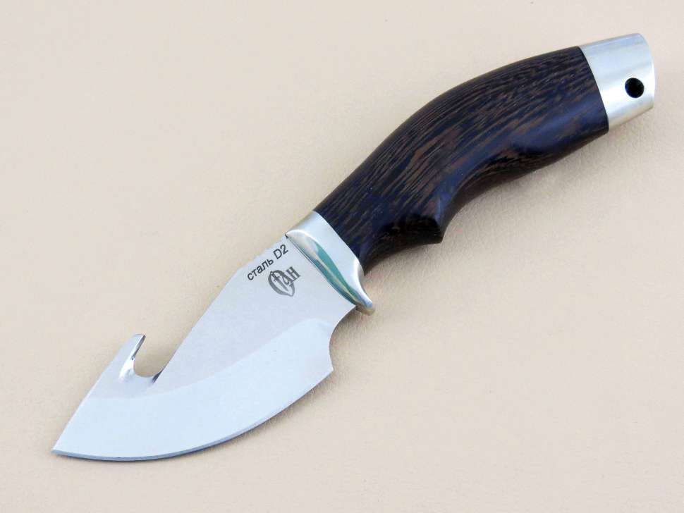 Шкуросъемный нож «БЕМБИ» D2 , венге