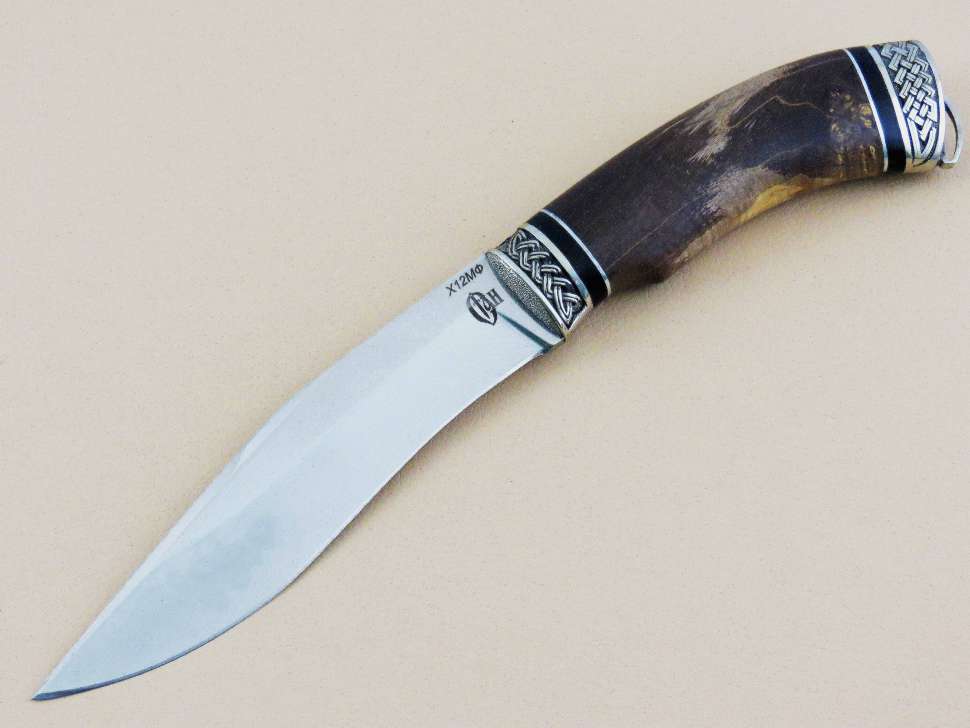 Нож «ТАГАР» Х12МФ, кап клена