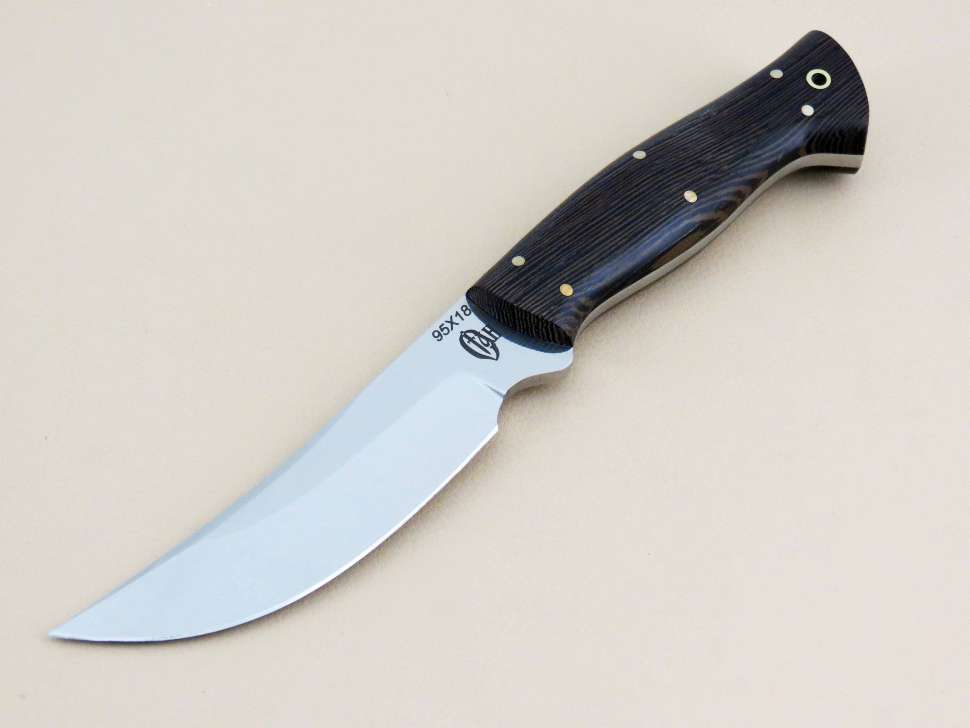 Нож «КЛЫК-1» цельнометаллический 95х18, венге