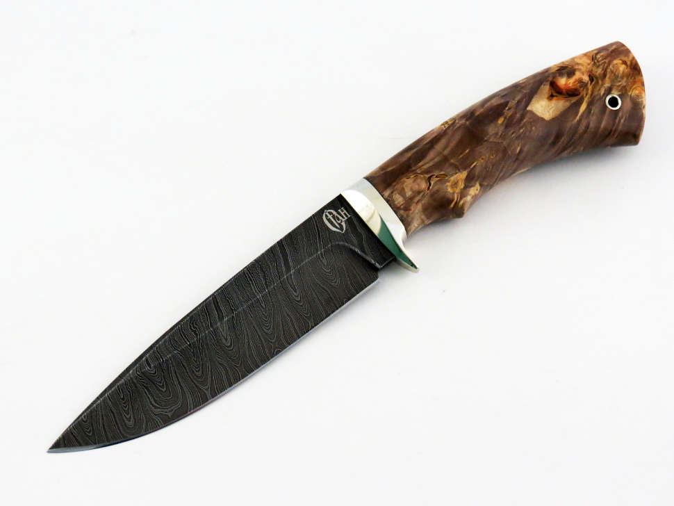 Нож «БИЗОН-1» дамаск, кап клена