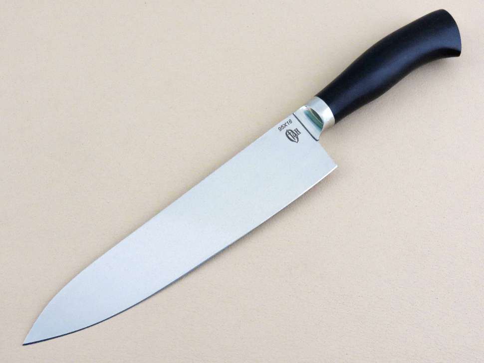 Кухонный нож №1 (Шеф)  95Х18, граб
