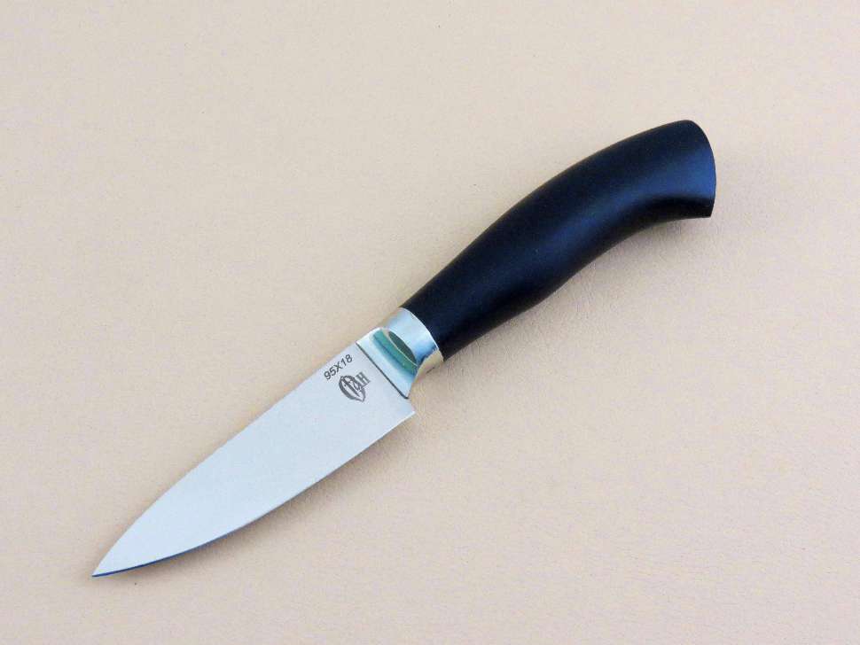 Кухонный нож №3 (Овощной) 95Х18, граб