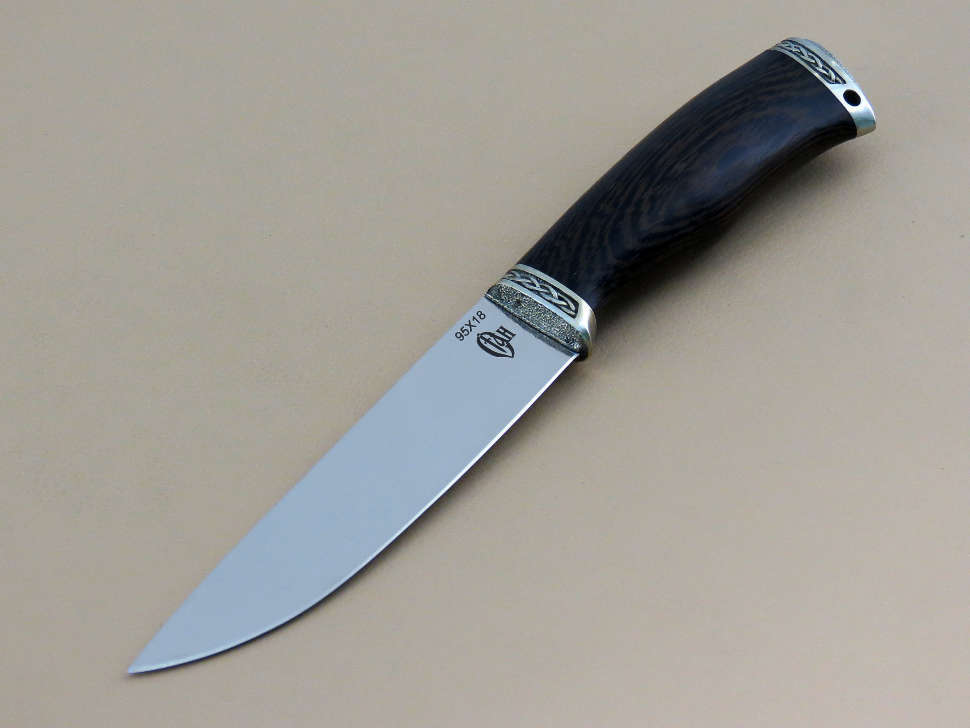 Нож «ОСЁТР малый», 95Х18, венге