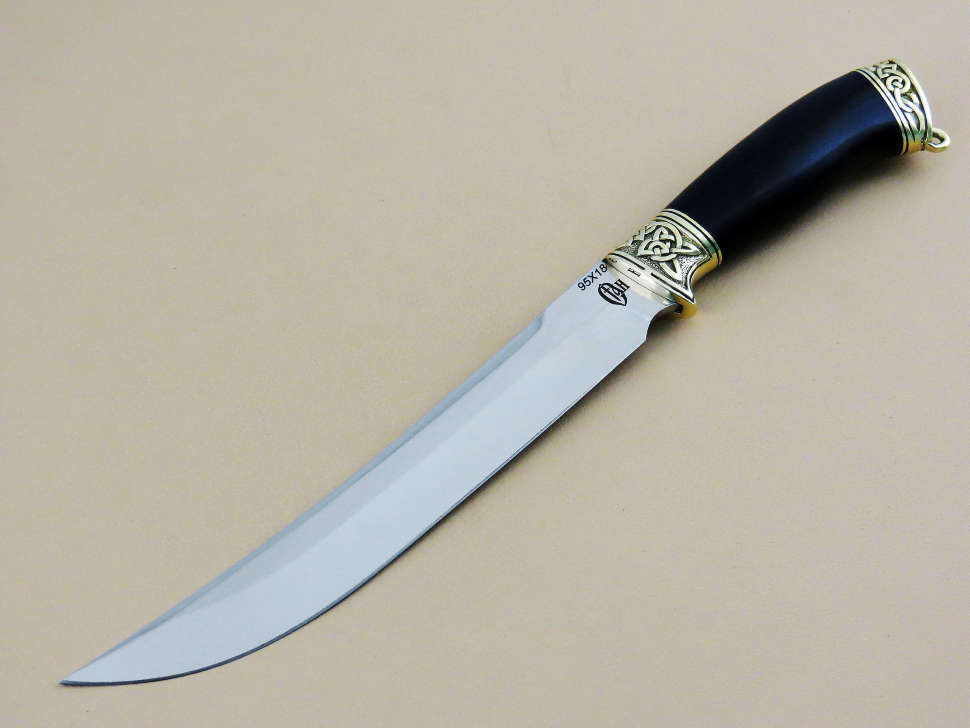 Нож "Зверобой"  95Х18, граб