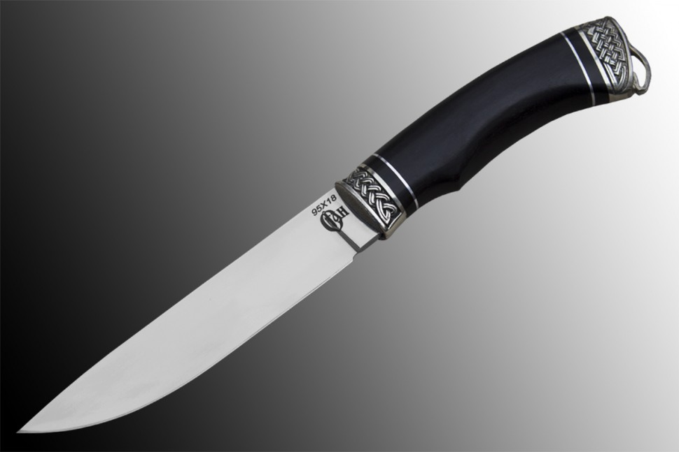 Нож «ЛЕСНОЙ» 95х18, граб